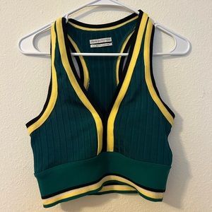 Urban Outfitters plunge knit crop top